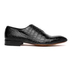 CAPORICCI 2543 Genuine black alligator shoes